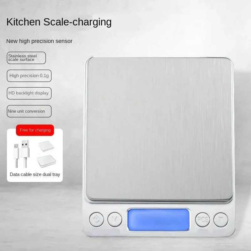 Electronic Scales Digital Kitchen Scale Coffee Balance Kitchens Accessories Bakeware Measuring Tools & Scales & Weight Precision