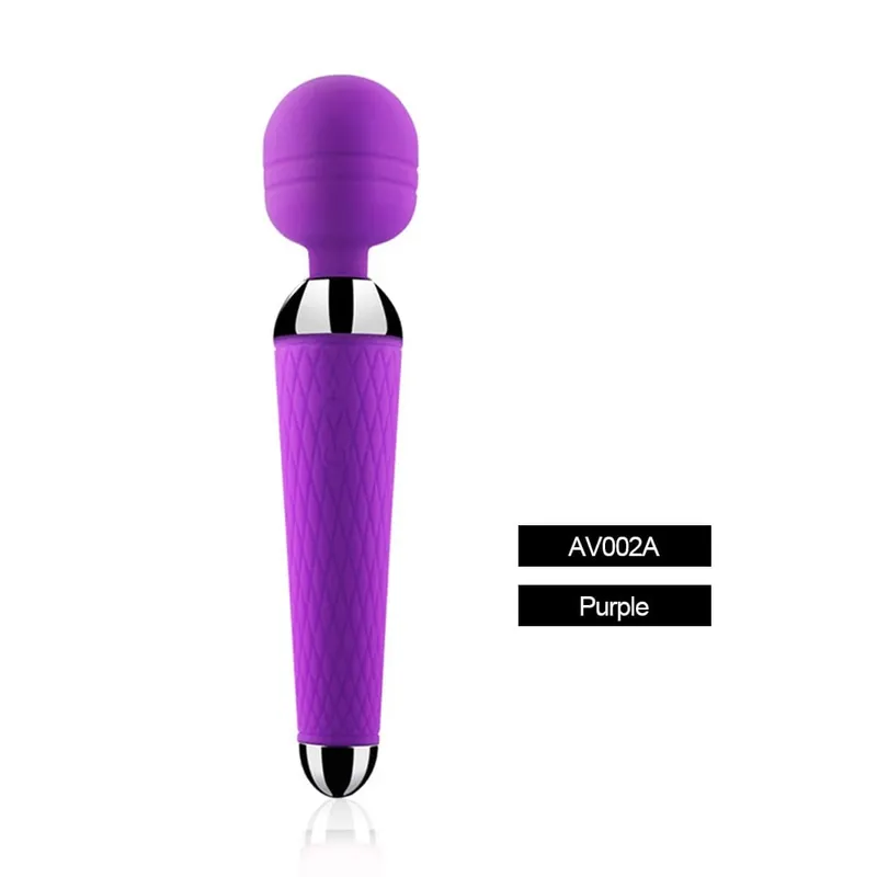 Powerful Dildo Vibrator AV Magic Wand G-Spot Massager Sex Toys For Women Couples Clitoris Stimulate Goods for Adults USB Charge