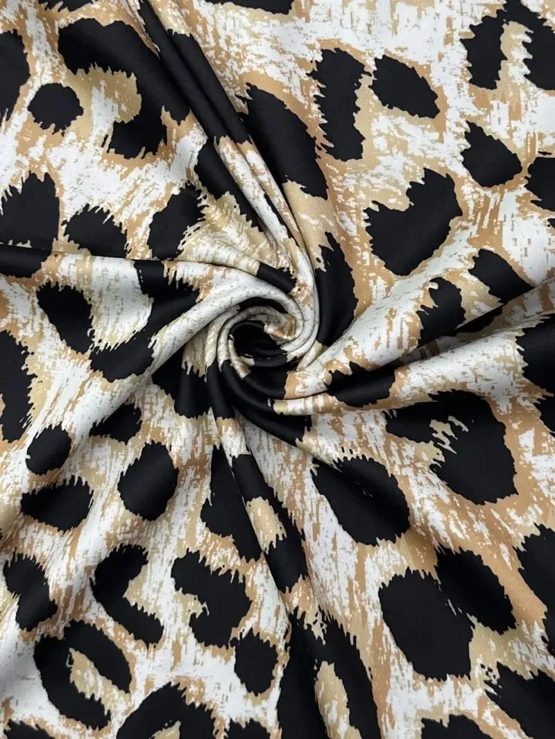 Retro Leopard Print Slim Fit V-Neck Suspender Dress Hip Hugging Mid-Length Spicy Girl Fashion Retro Animal Print Dresses