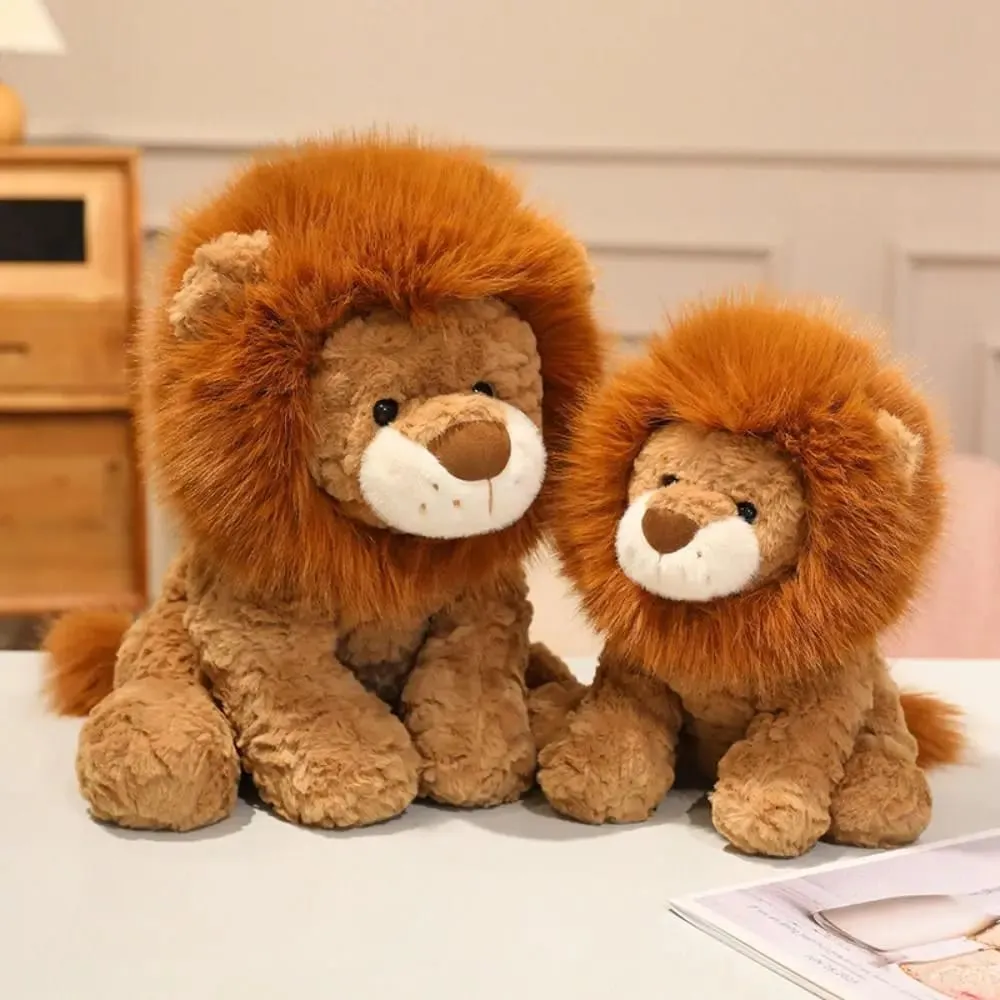 Creative Gift Soft Lion Stuffed Animal Plush Pillow Cute Emotional Support Stuffed Animals Plush 13.8inch Plush Toy