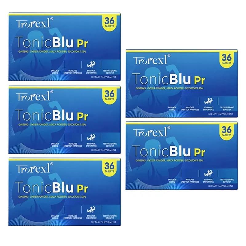 Trorexl-TonicBlu Pro - الحبة الزرقاء لتعزيز حجم الطاقة الصلبة الصخرية الجينسنغ الطبيعي للحصول على أفضل الفوائد