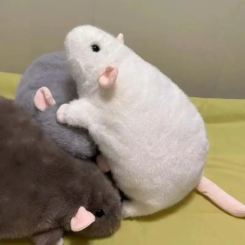 1Pc 35/50/90cm Cartoon Flower Branch Rat Soft Oversized Animal Figure Cute Simulation Big Mouse Plush Toy Pillow Birthday Gift‘ — image 4