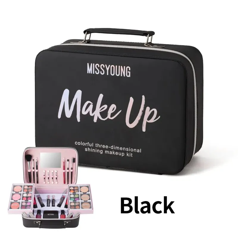 Beliebtes 36-teiliges Beauty-Set, Make-up, Eyeliner, Rouge, Lippenstift, Gesichtspflege, tägliches Make-up-Set, Damen-Geschenkset für Feiertage und Geburtstage