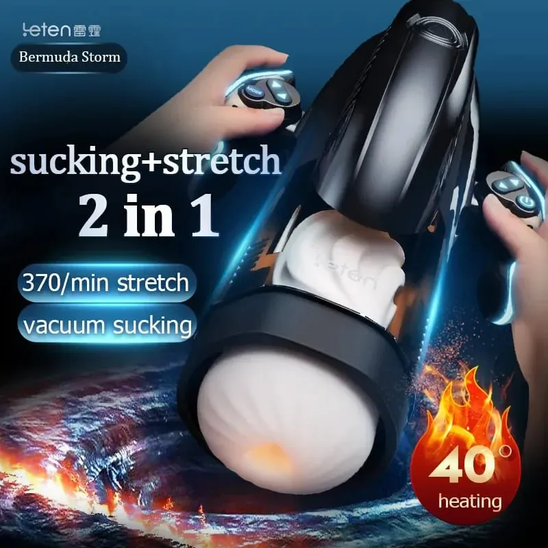 Leten Male Masturbator High Speed Thrusting Vibrator Automatic Sucking Heating Vagina Masturbation Machine Sex Toy For Men Adult — image 3