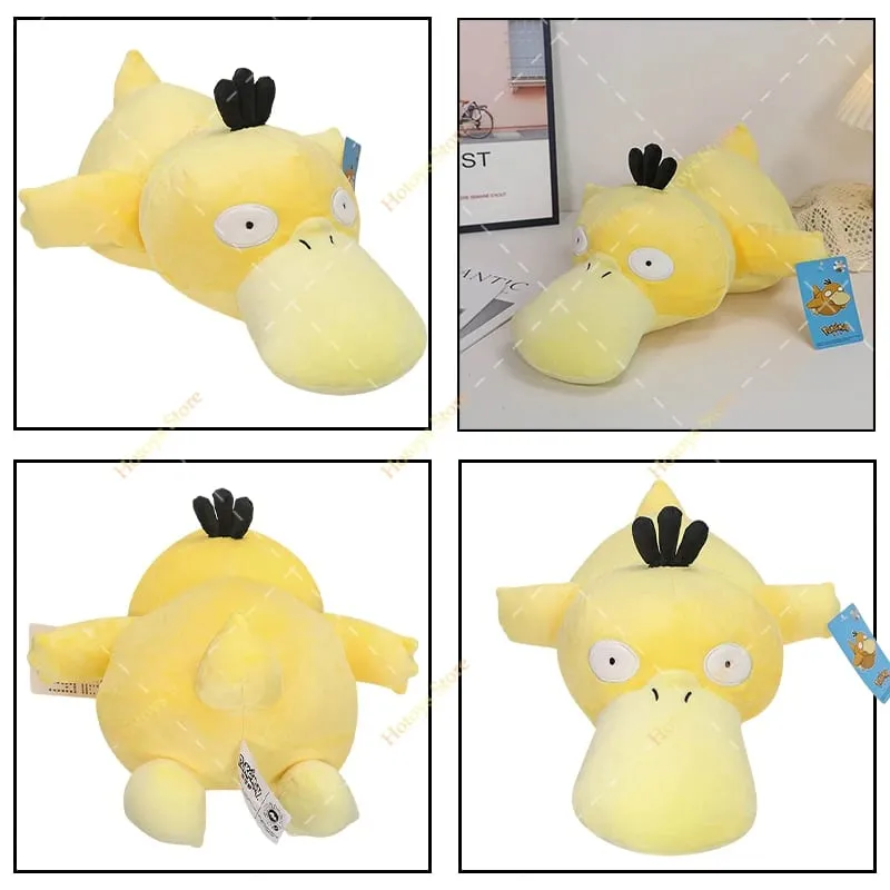 Original Pokemon Charmander Plush Pillow Toys Anime Cute Psyduck Lying Posture Soft Stuffed Animals Sofa Cushion Peluche Dolls