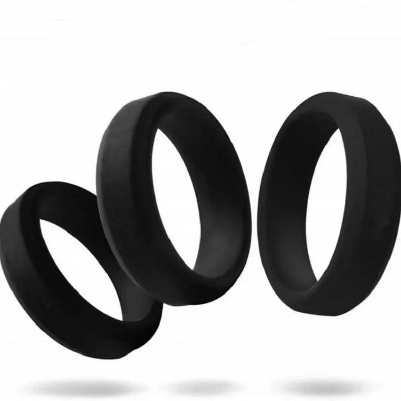 Silicone Cock Ring Penis Enhance Erection Delay Ejaculation Cockring Sex Toys For Men Foreskin Lock Semen Ring Sex Shop — image 4