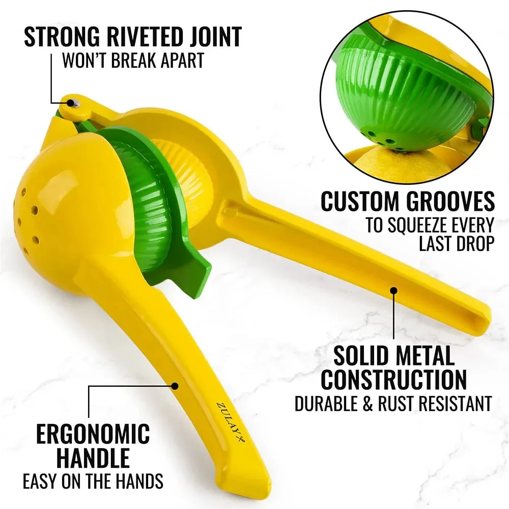 1pc Lemon Squeezer Fresh Orange Citrus Lime Fresh Fruit Juicer Press Metal Hand Press Extractor Portable Manual Juicer