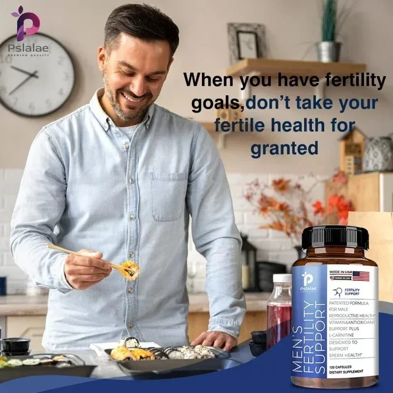 Male Fertility Support - Support Male Reproductive Health Maintain Physical Condition Enhance Strength Energy and EnduranceSu