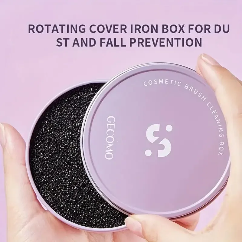 Makeup Brush Cleaner Color Removal Cleaner Sponge Quickly Easily Clean Makeup Brushes Powder Without Water Chemical Solutions