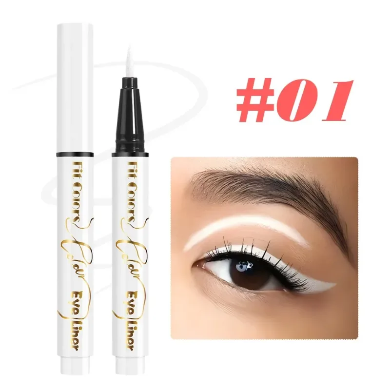 UV Fluorescent Glow Liquid Eyeliner Pen Waterproof Face Color Paint Neon Colorful Halloween Christmas Party Art Stage Eye Makeup