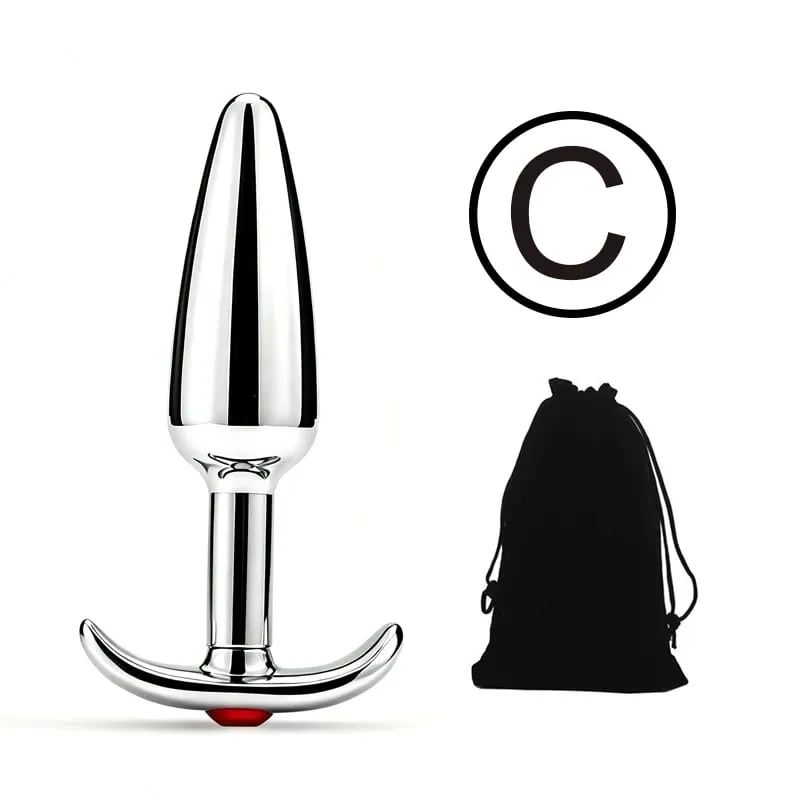 Metal Anal Beads Butt Plug Set Wearable Outerdoor Small Large Anal Plug G Spot Dildo Insert Vagina Anus Sex Toy