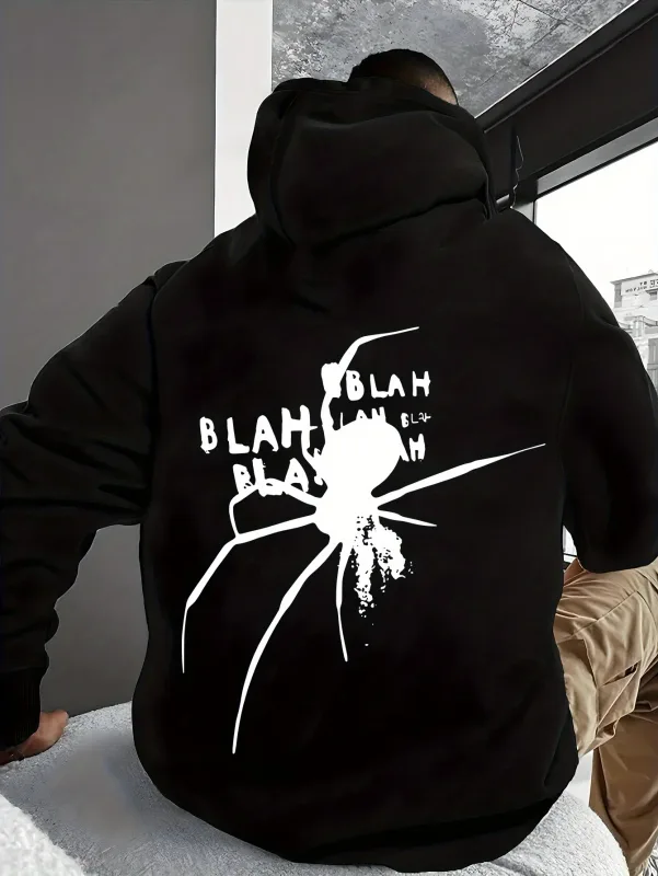 Weird Face Graphic Printing Autumn and Winter Pure Cotton Men's and Women's Hoodies Outdoor Street Sports Training Brand Trendy — image 2