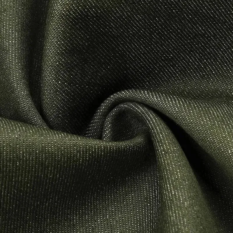 American Retro Style Army Green Wide Leg Jeans For Men Women Loose Versatile Casual Floor Length Denim Long Pants 9X4198 — image 4
