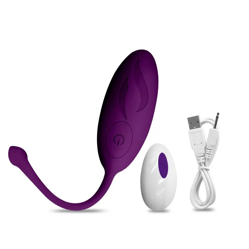 Mainan Seks Penggetar Peluru Remote Control untuk Wanita Dewasa Simulator G-spot Bola Vagina Sumbat Anal Bergetar Telur Cinta Masturbasi