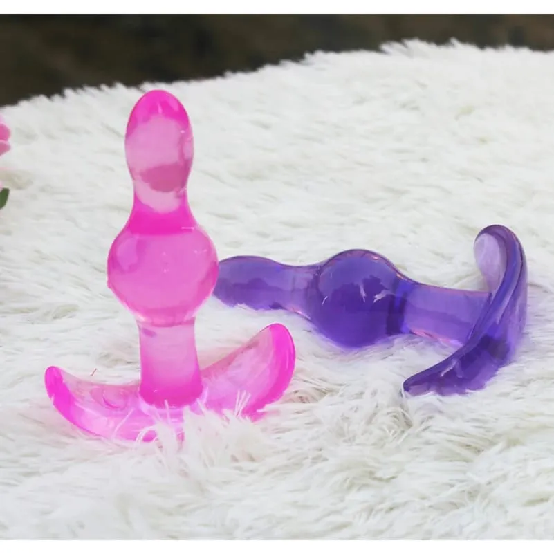 Anal Beads Plug Mga Sex Toys para sa Mga Lalaking Babae Anus Stopper Butt Plug Silicone Waterproof Body Massage mainit na Mga Produktong Seks magkasintahan