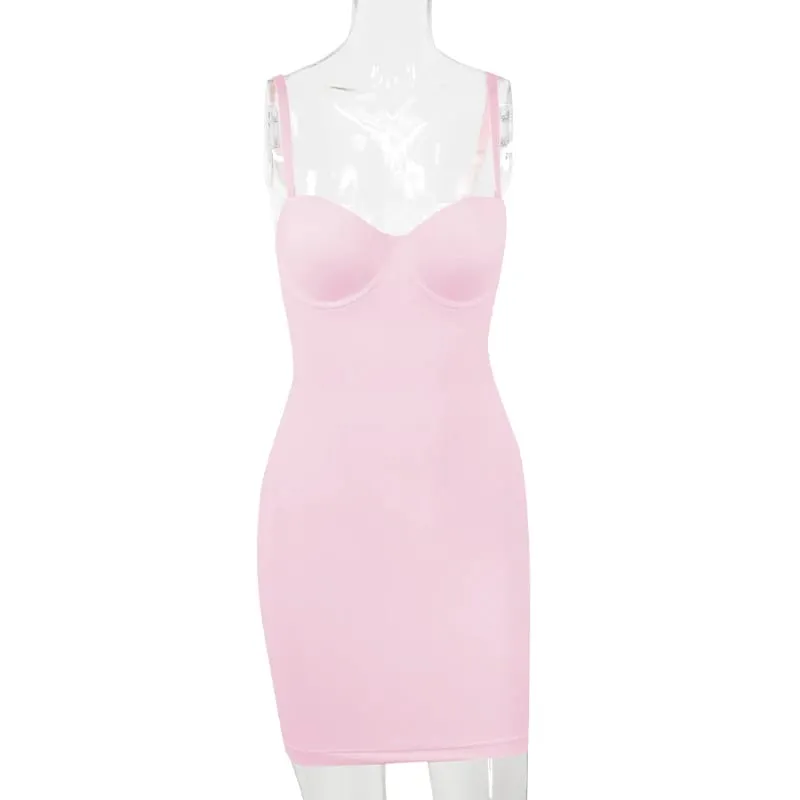 Becirzet vestidos para mulher emagrecimento desliza mini vestido de tubo reto corpo shaper roupa interior festa sexy roupas femininas