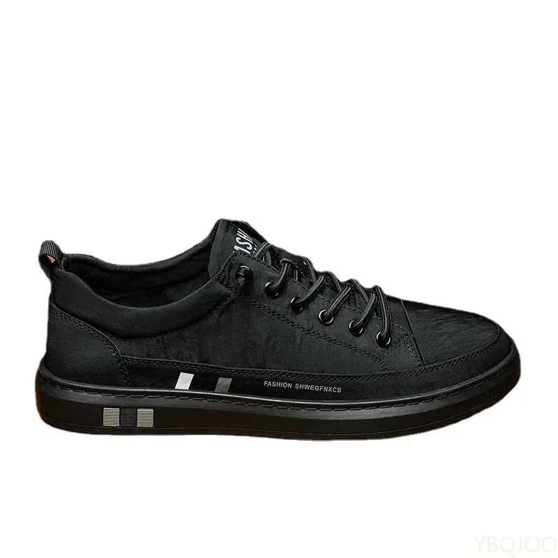 New Breathable Men Shoes Casual solid color lace up shoes Low cut comfortable Sneakers Trendy Male versatile flats Zapatos Homme