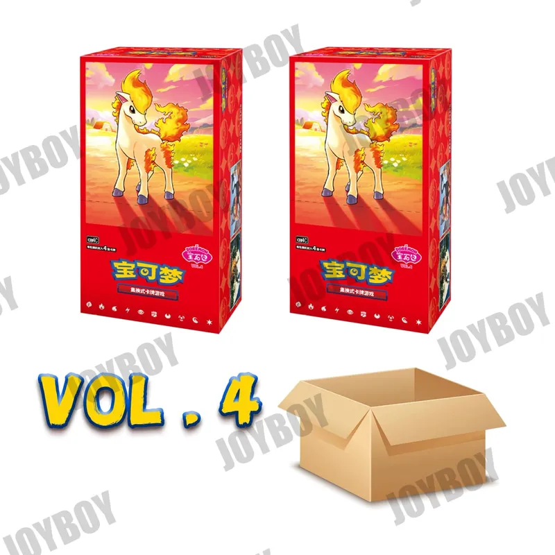 In Stock 100%Original Pokemon PTCG Cards Gem Pack Vol 5 Simplified Chinese Tcg Vol. 5 Card Game Gem Pack 4 Collection Gifts Box