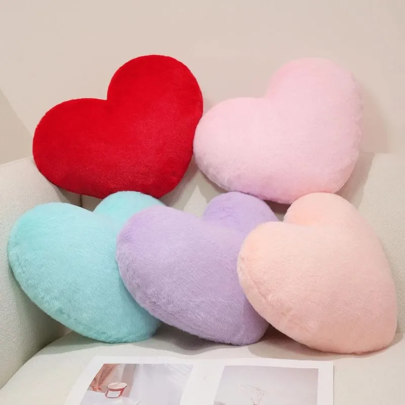 10/36CM Simulation Heart Shaped Plush Throw Pillow Soft Sofa Cushion Stuffed Plushie Toys Cute Small Pendant Valentine's Gifts — image 4