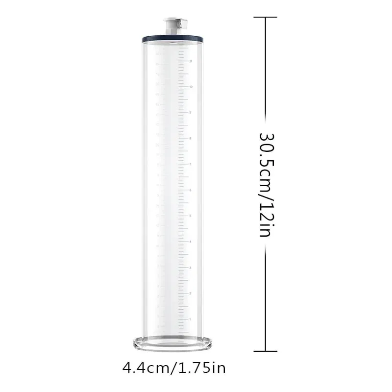 Acrylic Penis Pump Accessories Vacuum Penis Enlargement Device Masturbation Vacuum Pump Flange Pump Penis Cylinder Set Sex Toys