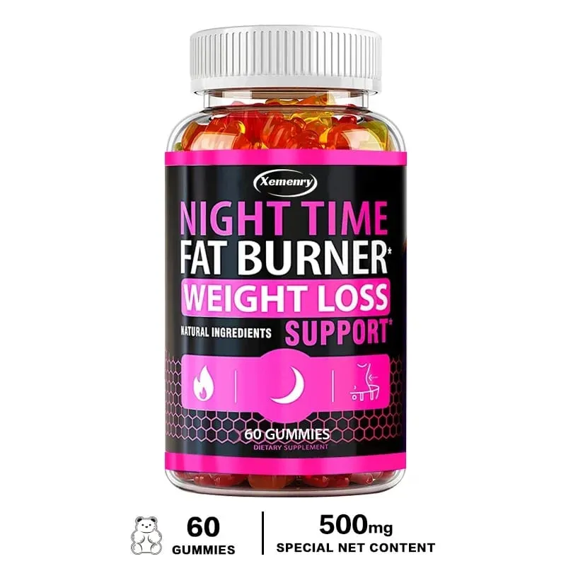 Nighttime Fat Burning Gummies - Fat Burning Metabolism Boosting Healthy Weight ManagementSupplementsSupplements