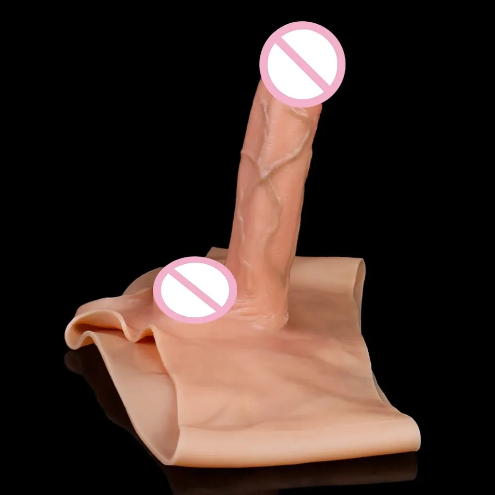 Wearable Solid Dildo Panties Silicone Strapon Realistic Penis Pants Elastic Sex Toys For Adult Women Lesbian Games Pleasure — image 4