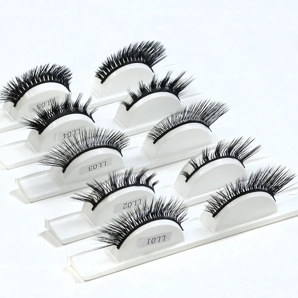 RED SIREN L Shape Cat Eye Lashes New Design Wispy Natural Mink Lashes Korean Makeup Eyelash