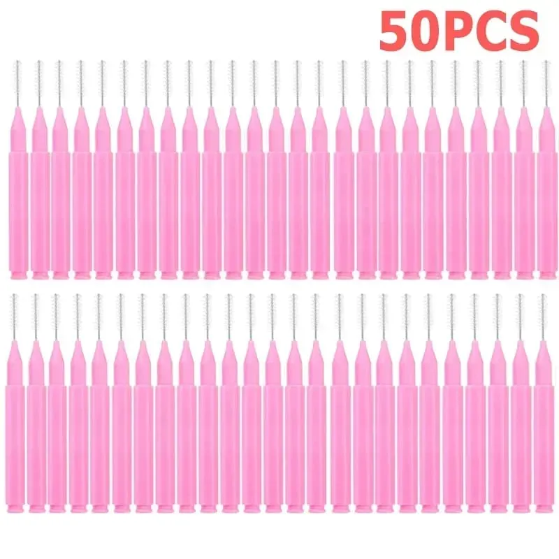 50PCS Mini Eyebrow Brush Portable Brow Perm Brushes Disposable Bendable Micro Eyelash Brow Lifting Brushes Applicators Tools — image 8