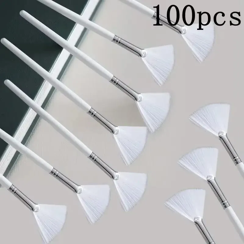 DIY Face Mask Brush Set Soft Applicator Brushes Makeup Tools Includes Soft Fan Facial Brushes Acid Applicator Brush