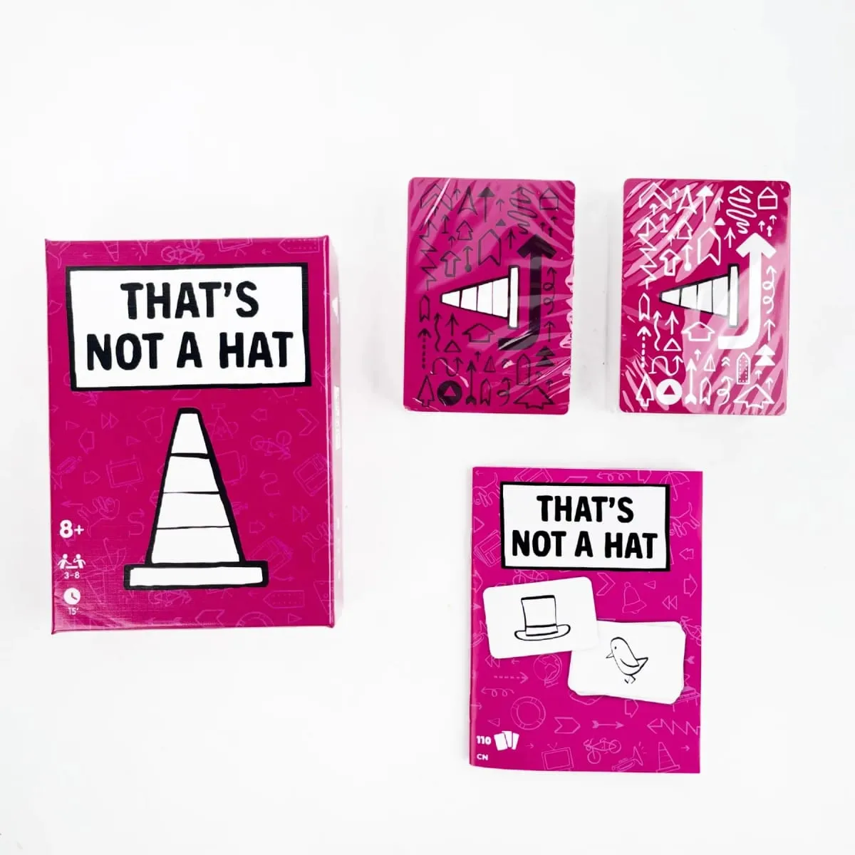 That’s Not a Hat Board Game Happy Party Game Set with Basic and Extended Card for 3-8 Players All Ages-Fun Bluffing & Memory — image 5