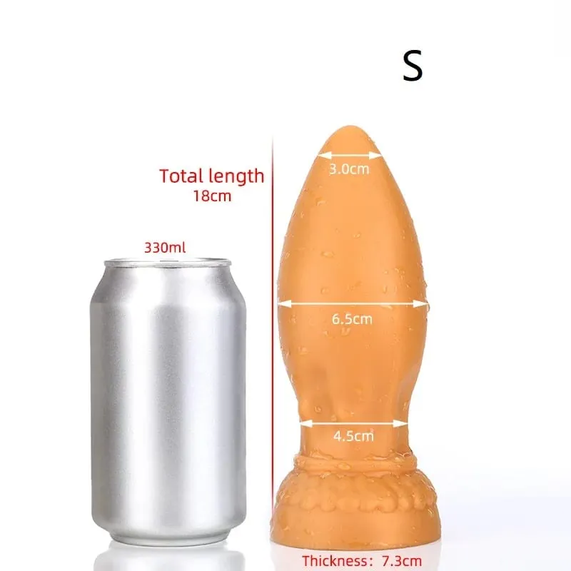 Super Huge Liquid Silicone Anal Plug Big Dildo ButtPlug Prostate Massager Vagina Anus Expansion Sex Toys Product For Men Gay — image 7