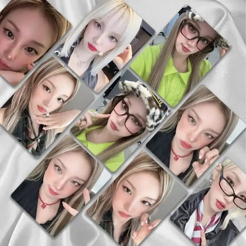 55Pcs Song Yuqi Laser Lomo Cards SOLO HD Print Collectible Photo Ideal Gift for Kpop Fans