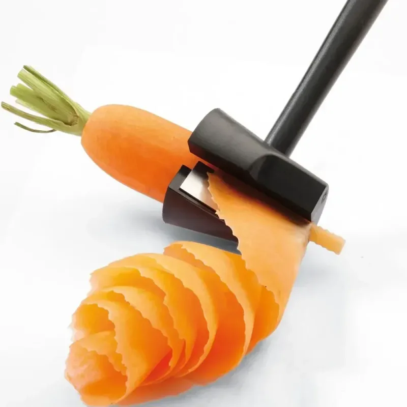 Trancheur à spirale de légumes Portable, éplucheur à main, trancheur à spirale en acier inoxydable pour pommes de terre, outils de coupe de cuisine 1 pièce