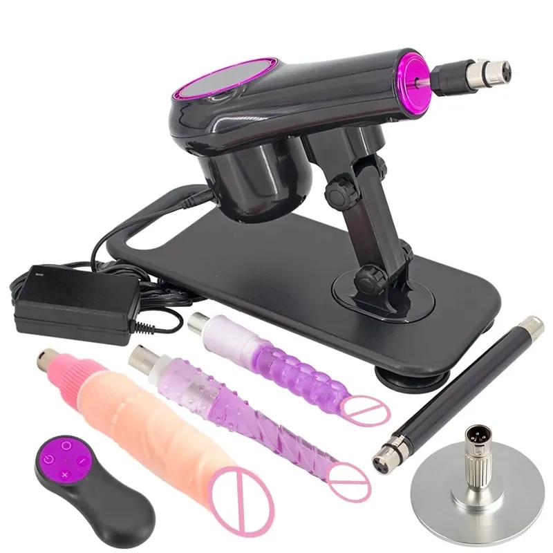Portable Sex Machine Adjustable Speed Angle Automatic Wireless Control for Woman Man Masturbating Pumping Gun Sex Toys