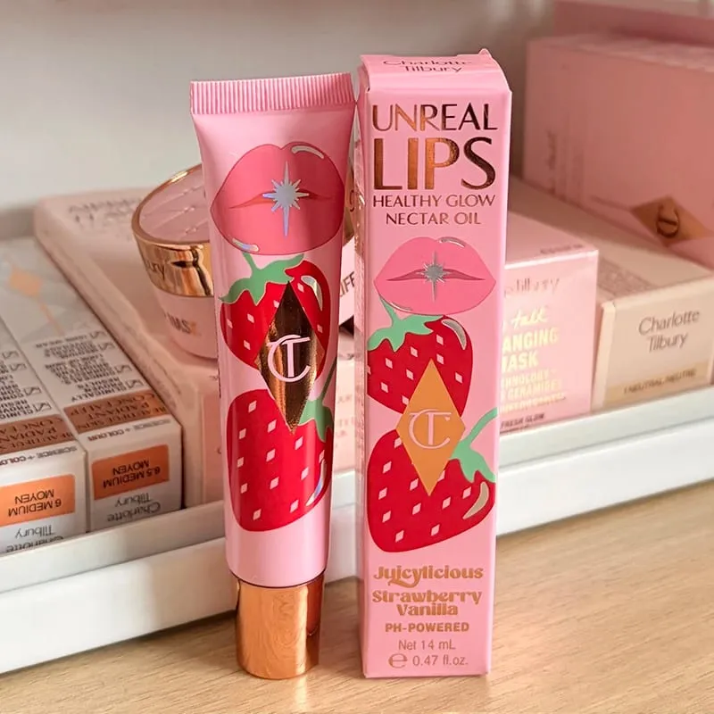 New Charlotte Tilbury Moisturized Plump Lip Gloss Lip Balm Solid Jelly Lightening Lipstick Lip Gloss Makeup Tilbury Cosmetics