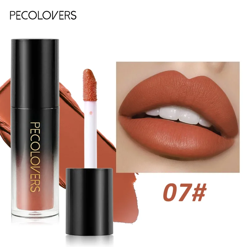 Multiple Colors Matte Velvet Lip Gloss Waterproof Long-lasting Non-stick Cup smooth Lipstick To Apply High Color Rendering