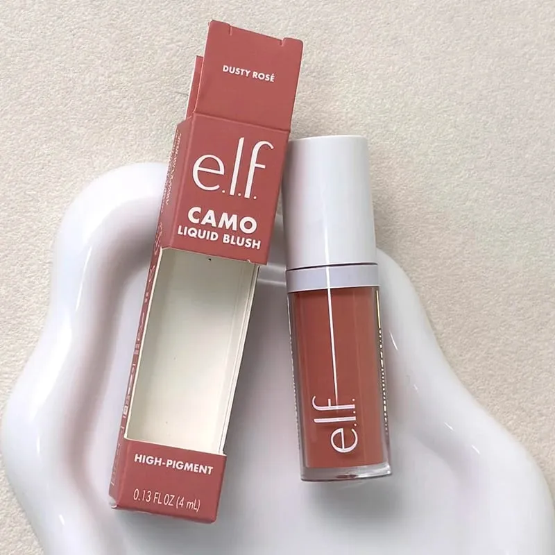 Elf Blush for Lips Cheeks Smooth Liquid Blush Two-ended Lipstick Lip Gloss Long-lasting Makeup Pink Primer for Pore Minimization — image 14