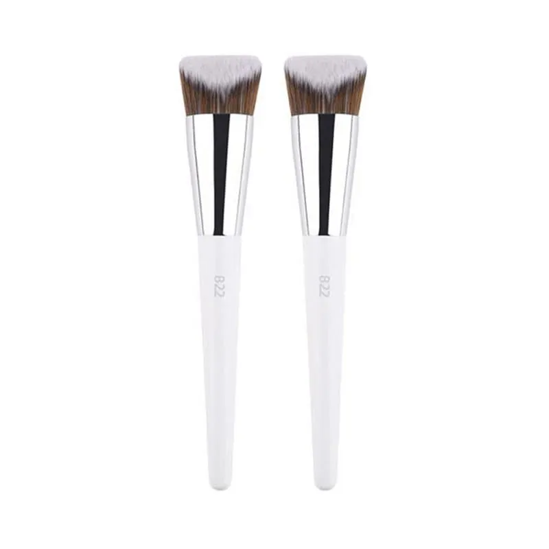 1 Buah Kuas Rias Bubuk Putih 3D Kuas Rias Dasar Foundation Cair 3D Alat Kecantikan Concealer Mata Wajah Detail Pencampur Eyeshadow