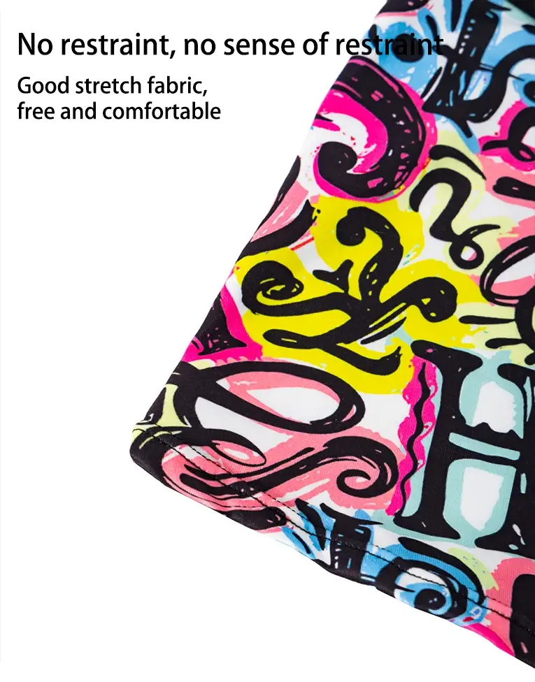 10-pack fashionable men's boxer shorts, comfortable, soft, fashionable, printed, casual and versatile men's underwear 3256808732946334