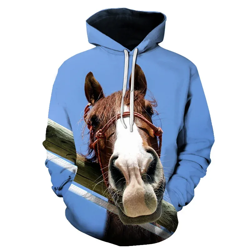 Horse Win Instant Success 3D Print Hoodies Interesting implication Animal Design Men Women Streetwear Pullover Casual Sweatshirt