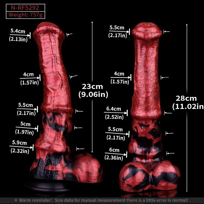 Silikonový koňský dildo anální kolík s velkým uzlem Vaginální stimulátor bodu G s přísavkou Sexuální hračka pro dospělé pro ženy Muži
