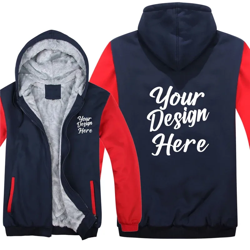 Custom Design Hoodies Men Gumawa ng Iyong Sariling Design Logo Text Photo Sweatshirt Mans Coat Jacket Hoody