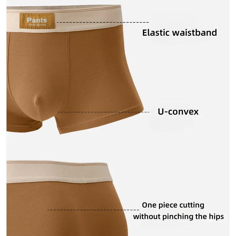 Men Underwear Cotton BoxerShorts Hombre Panties Man Breathable Underpants Sexy Sports Comfort Male Boxers Large Size L-7XL