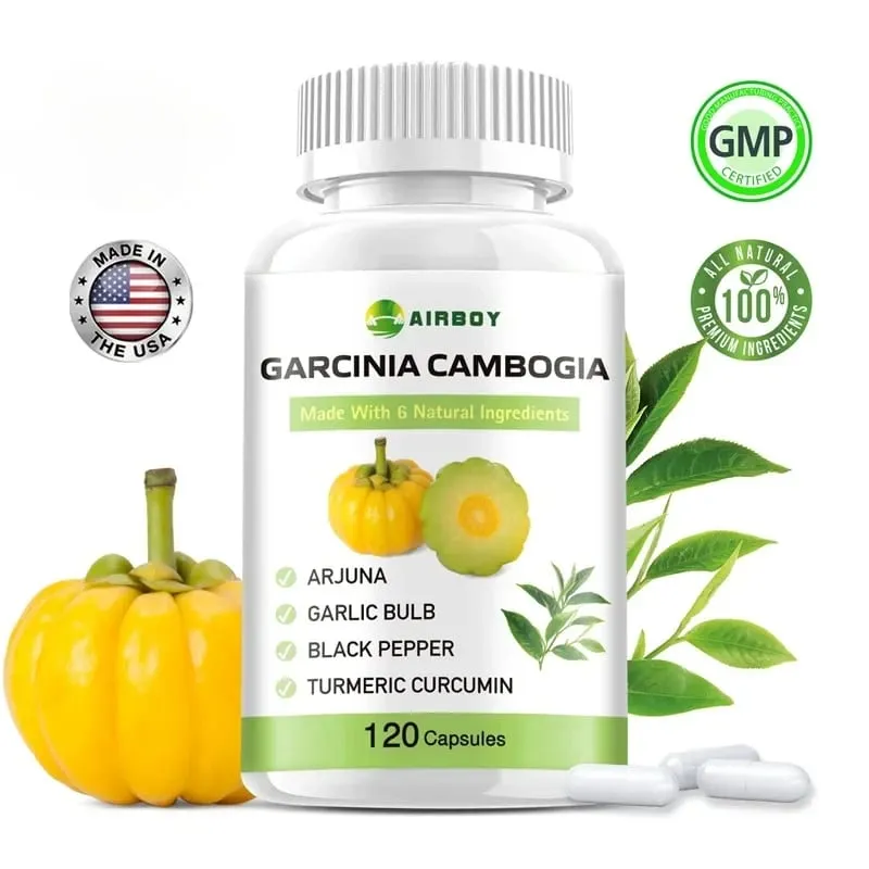 Kapsul Garcinia Cambogia - Membakar Lemak Pengurusan Berat Badan Penindasan Selera Makan Meningkatkan Metabolisme