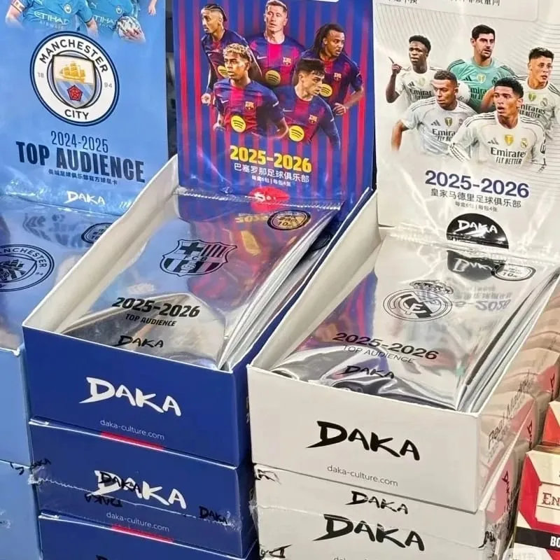 Genuine Daka 2025-26 Real Madrid Barcelona Top Audience Series 2 Collection Card Messi Mbappe Yamal Football Star Player Card — image 1