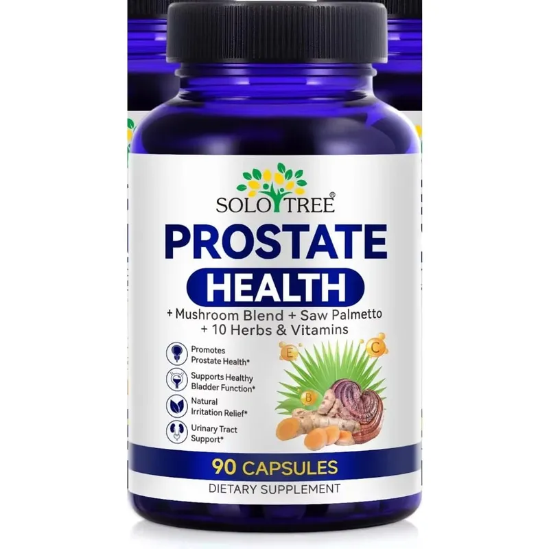 Prostate Health Capsules Saw Palmetto Reishi Nettle Turmeric For Urinary Bladder Wellness & Flow Support Men 90 Count