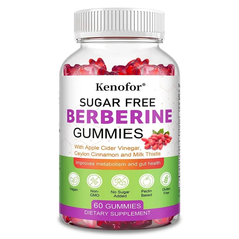 Berberine Gummies - with Ceylon Cinnamone Milk Thistle - Support Immune Heart Metabolic and Digestive Health - 60 Gummies
