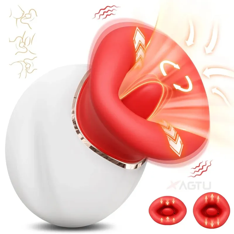 Lưỡi Uốn Máy Rung Nữ Hút Chân Không Hút Âm Vật Máy Kích Thích Nữ Masturbator Núm Vú Clit Hút Đồ Chơi Tình Dục Cho Nữ