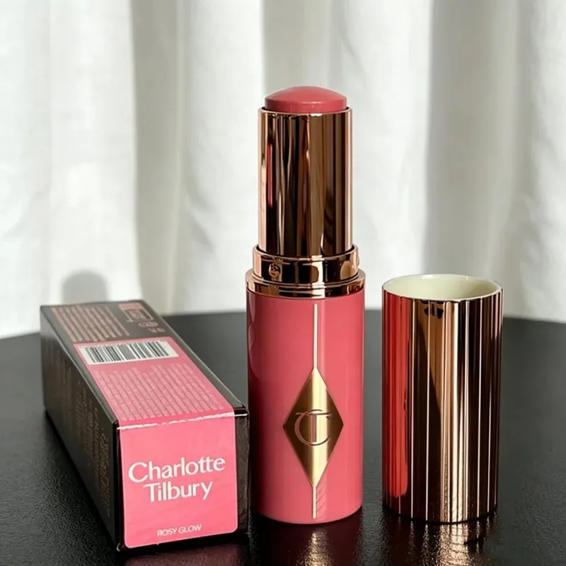 Charlotte Tilbury CT Blush Set Blush Liquid Blush Cushion Pen Two-color Highlights 4-Colors Blush Platte Makeup Cosmetic Beauty