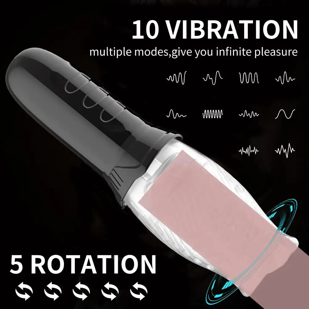 Automatic Rotating Masturbator Cup Glans Trainer Vagina Penis Pump Sleeve Delay Ejaculation Vibrator For Mens Adult Toys Male — image 6